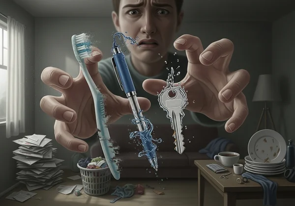 Someone struggling with daily tasks due to lost abilities.