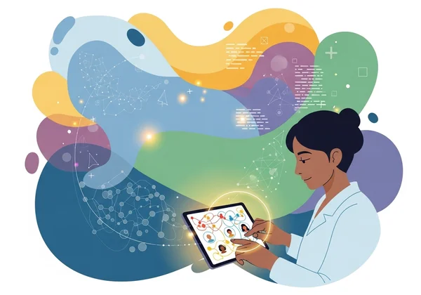 Abstract representation of neurodiversity and ethical screening