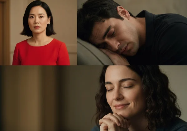 Person exhausted from masking, seeking comfort through stimming