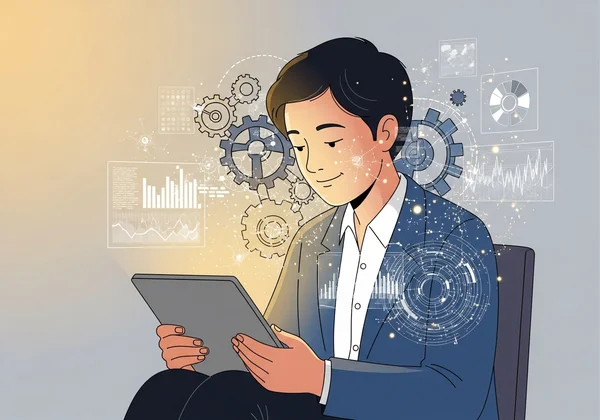 Person feeling validated by scientifically backed online test