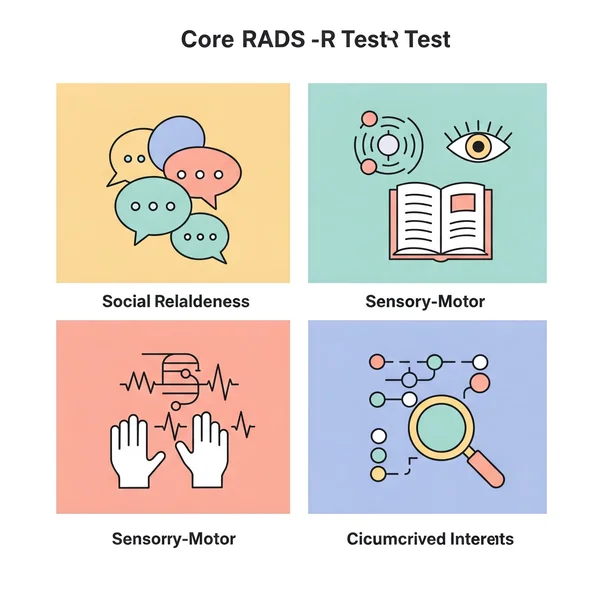 RAADS-R test domains and structure